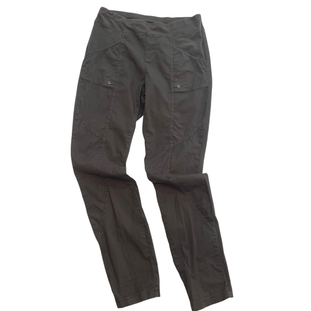 NWT XCVI Wearables Size Small Green Dalia Cotton Stretch Casual Utility Pants